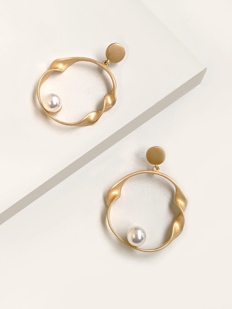 Twisted Hoop Earrings