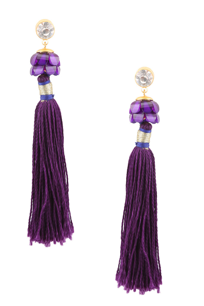 Deep Purple Earrings