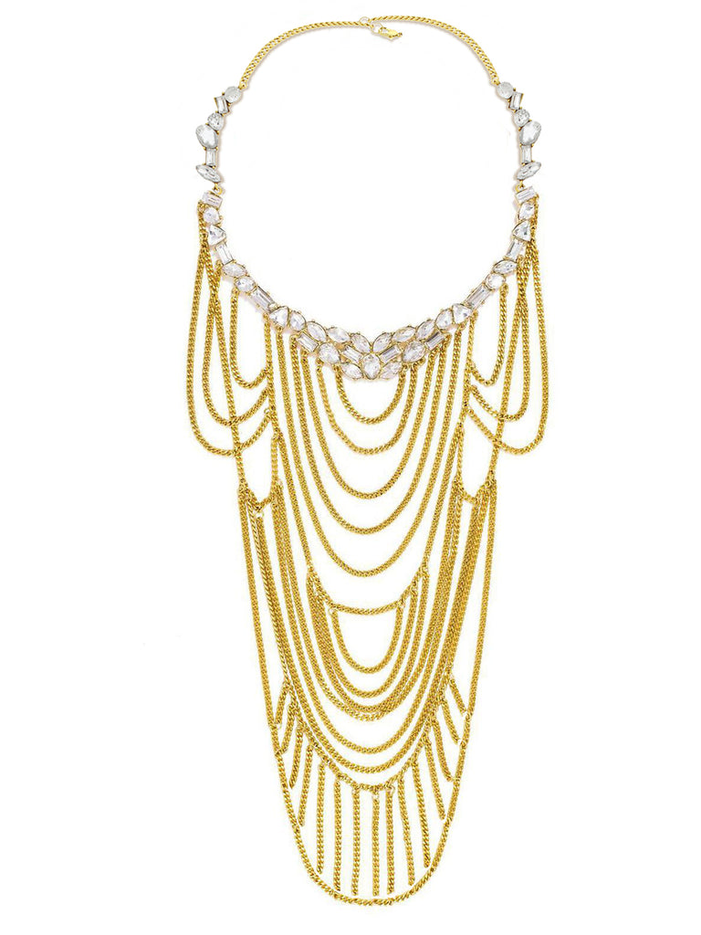 Linked Crystal Necklace