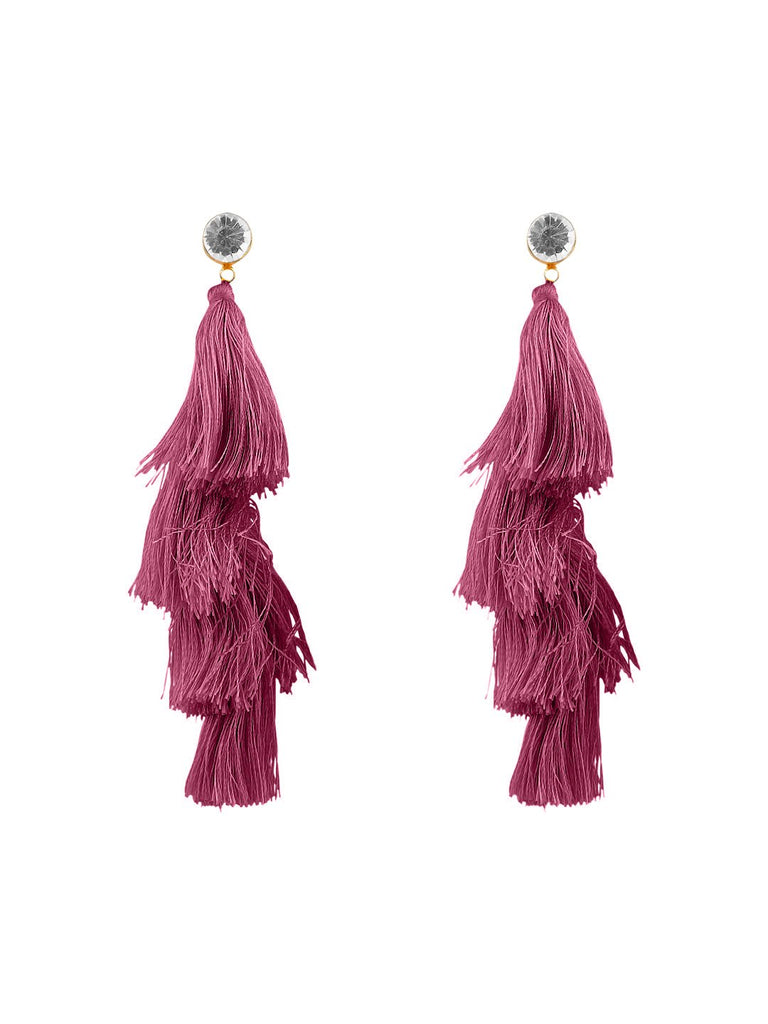 Mauve Moorings Earrings