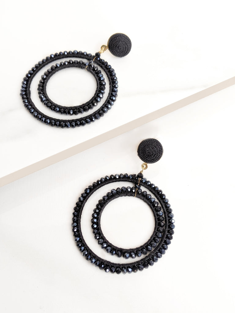 Black Starlight Earrings