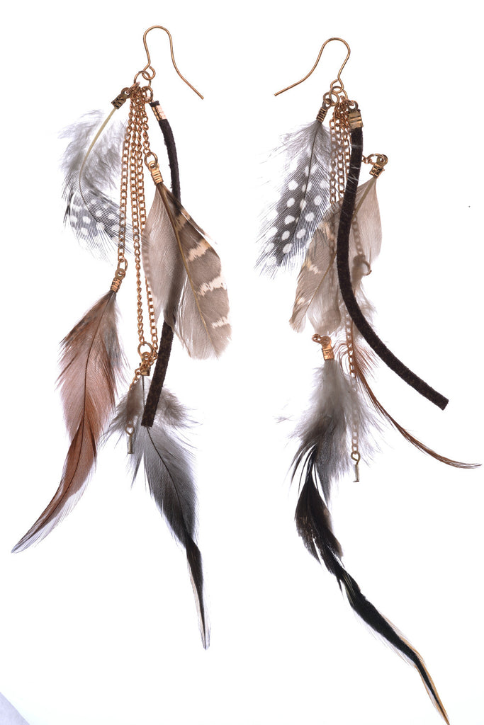 Fierce Feather Earrings