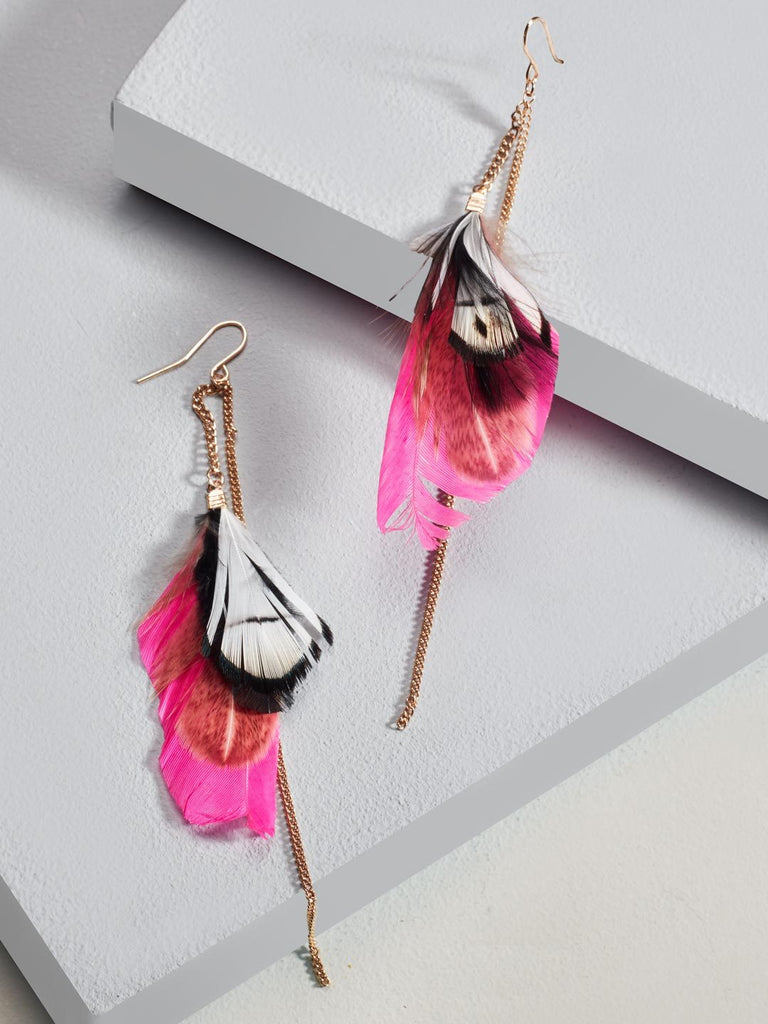 Judith feather earrings