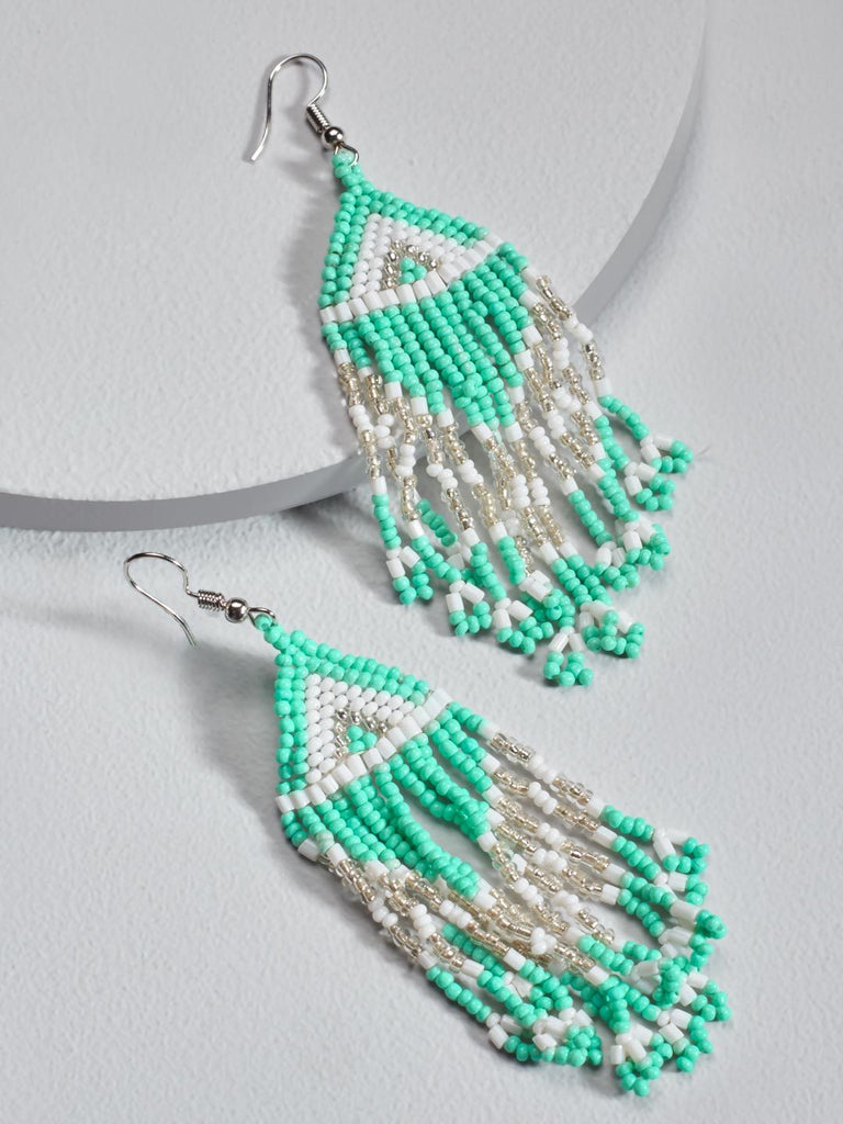 Orianna beaded earrings (Green)