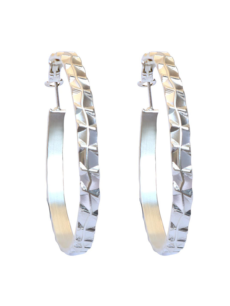 Leaf Hoop Earring