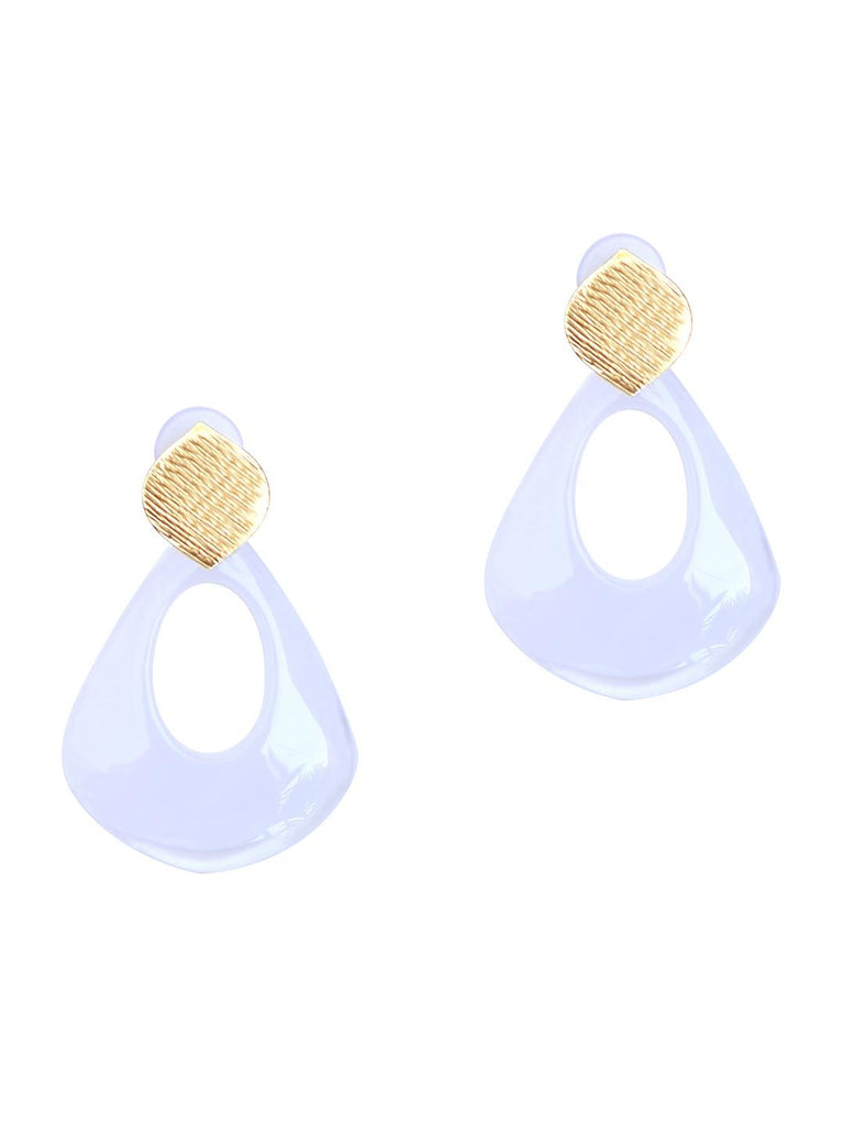 White Irina Earring