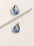 Signature -Blue-Drop Earrings