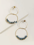 Spiral Ameythyst Earrings
