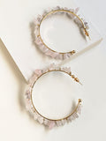 Amethyst White Earrings