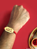 Rose Gold Lazzy Bhai Rakhi