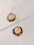 Marble Hoop Earrings