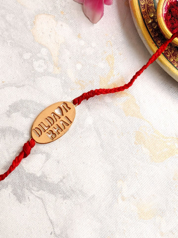 Rose Gold Dildar Bhai Rakhi