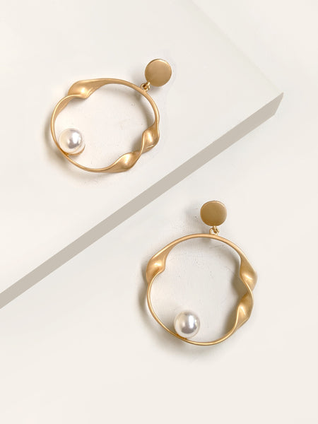 Twisted Hoop Earrings