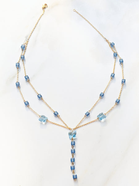 Larva Blue Necklace