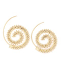 Tomtosh Spiral Gold Earring
