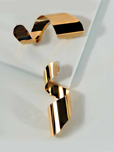 Eva Spiral Loop Earrings