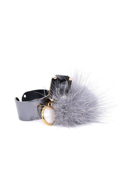 Mink Fur Ring