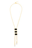 Black Druzy Necklace