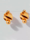 Elle Symmetric Shield Earrings