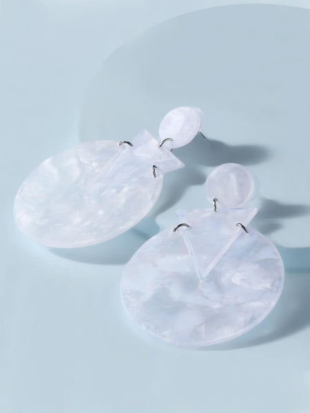 Circlet Resin Stud Earrings