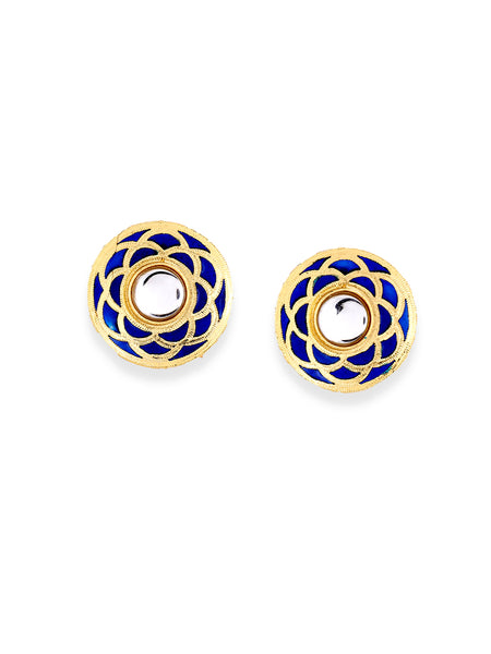 Flirty Diva Earrings (Blue)