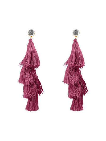 Mauve Moorings Earrings