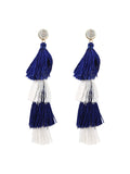 Romany Stud Tassel Earrings