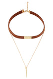 Linked Brown Necklace