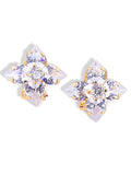 Diamond Petal Earrings