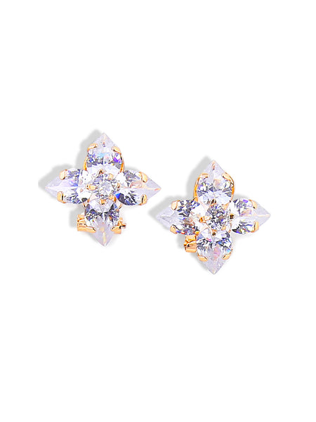 Diamond Petal Earrings