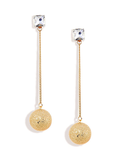 Drop Ball Earrings