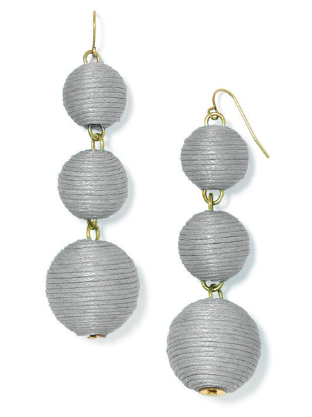 Crispin Grey Drop Earrings