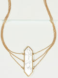 amelia corundum layered necklace