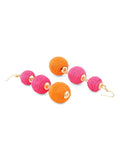 Crispin Pink Ball Earrings