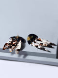 Resin Bib Earrings