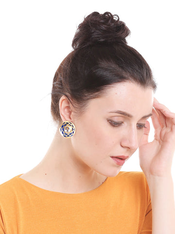 Flirty Diva Earrings (Blue)
