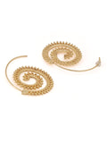 Tomtosh Spiral Gold Earring