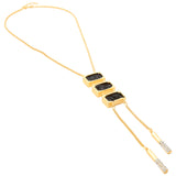 Black Druzy Necklace