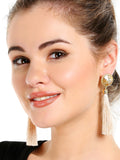 Crystal Tassel Earrings