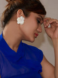 Aria Resin Flower Earrings
