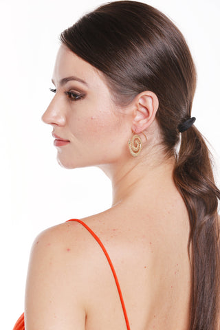 Tomtosh Spiral Gold Earring