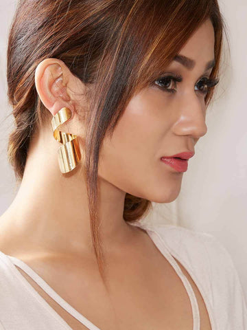 Eva Spiral Loop Earrings
