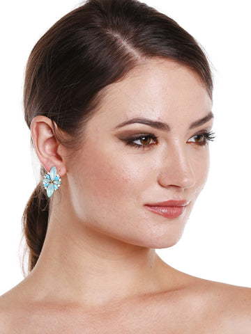 Petunia Blue Earrings