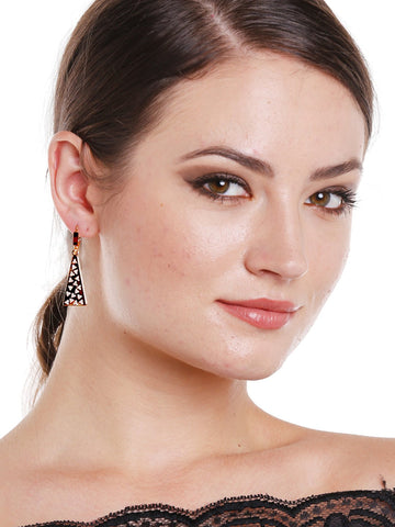 Mesh Diamond Earrings