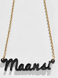 Personalised name pendant