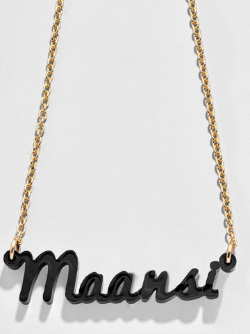 Personalised name pendant