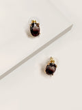 Signature Shaded  Oval Earrings