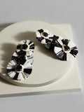 Sunflare Black Drop Earrings
