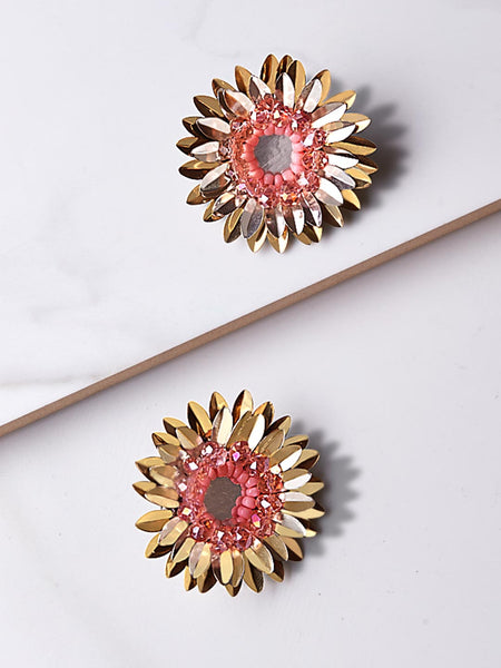 Vasantha Huggie Stud Earrings