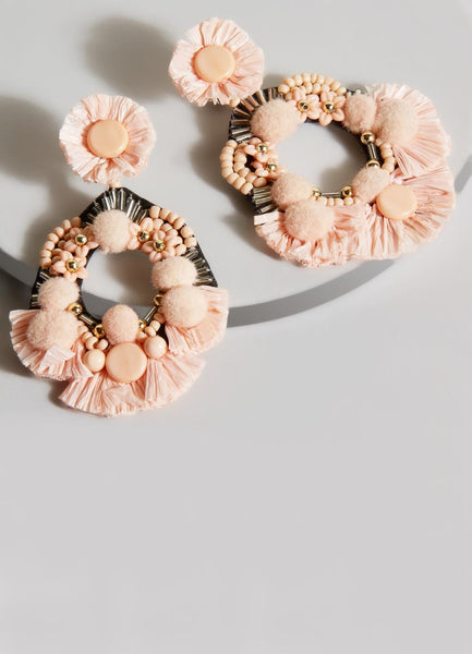 Tulipa Sequin Drop Earrings